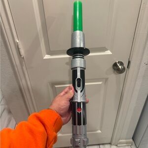 Disney Star Wars The Force Awakens Yoda Electronic Light Up Lightsaber WORKS